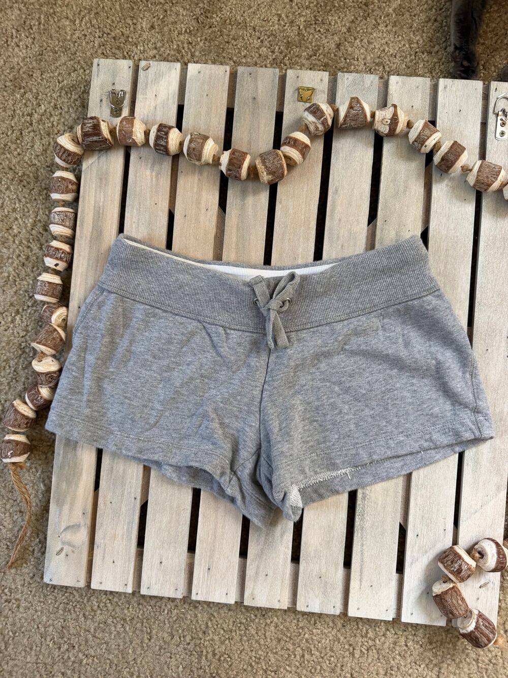 Vintage Y2K Xersion Gray Micro Mini Shorts